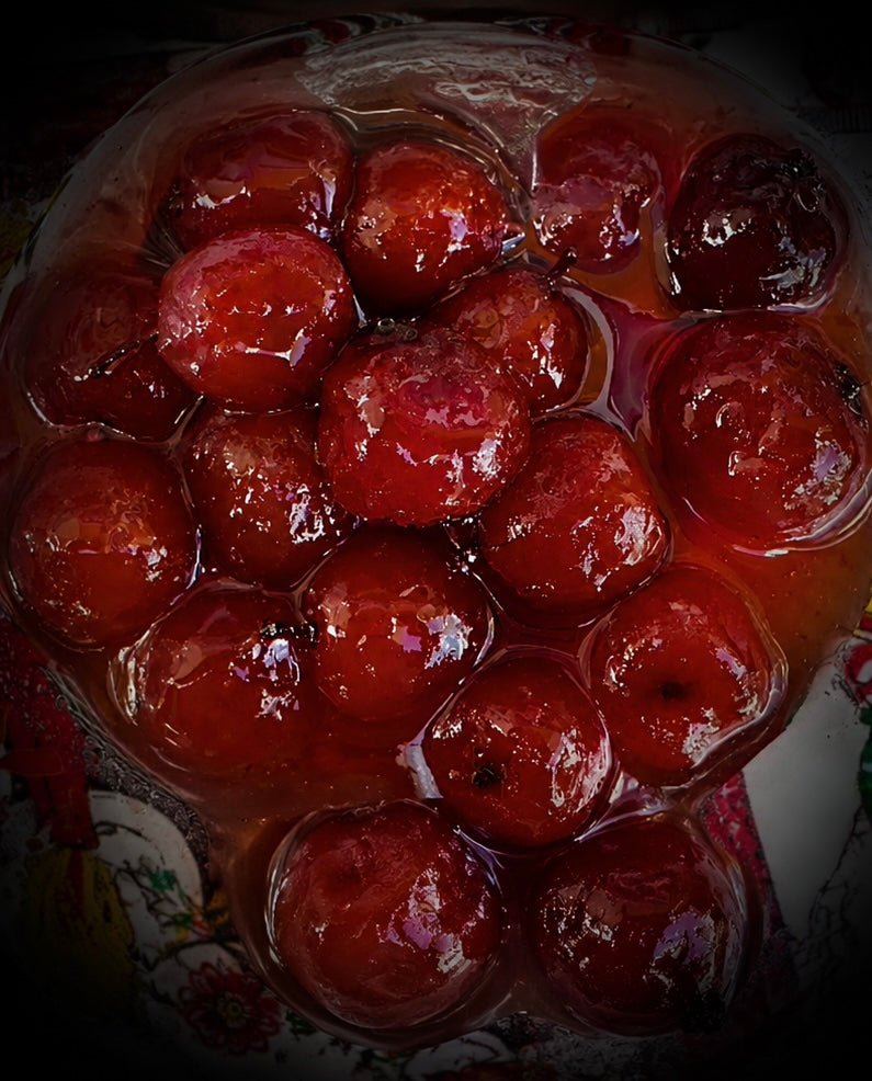 Manzanilla en almíbar