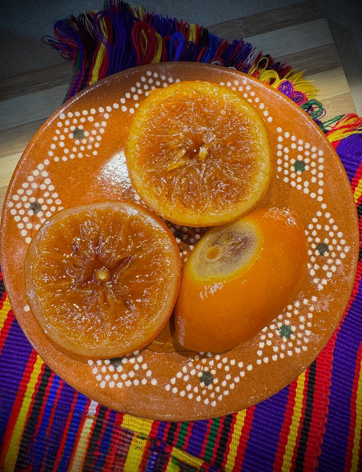Naranja en almíbar
